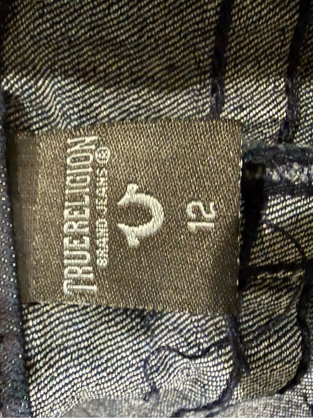 True Religion Dark Blue boys size 12 jeans - Picture 4 of 4